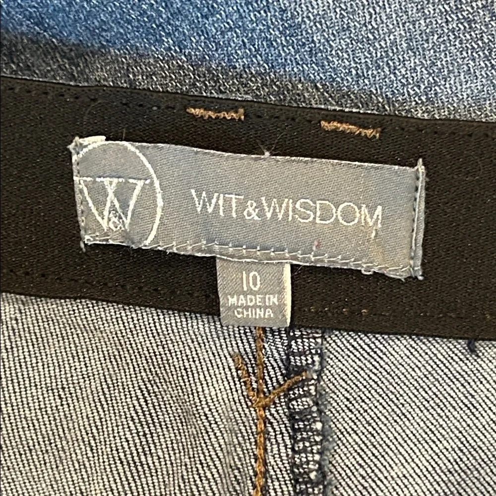 Wit & Wisdom skinny ankle jeans size 10